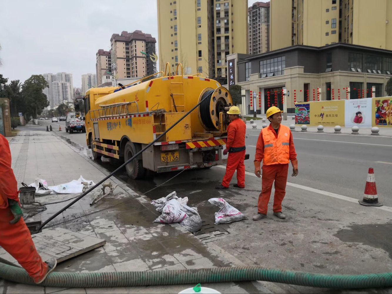 涟水排污管道清淤-管道清洗